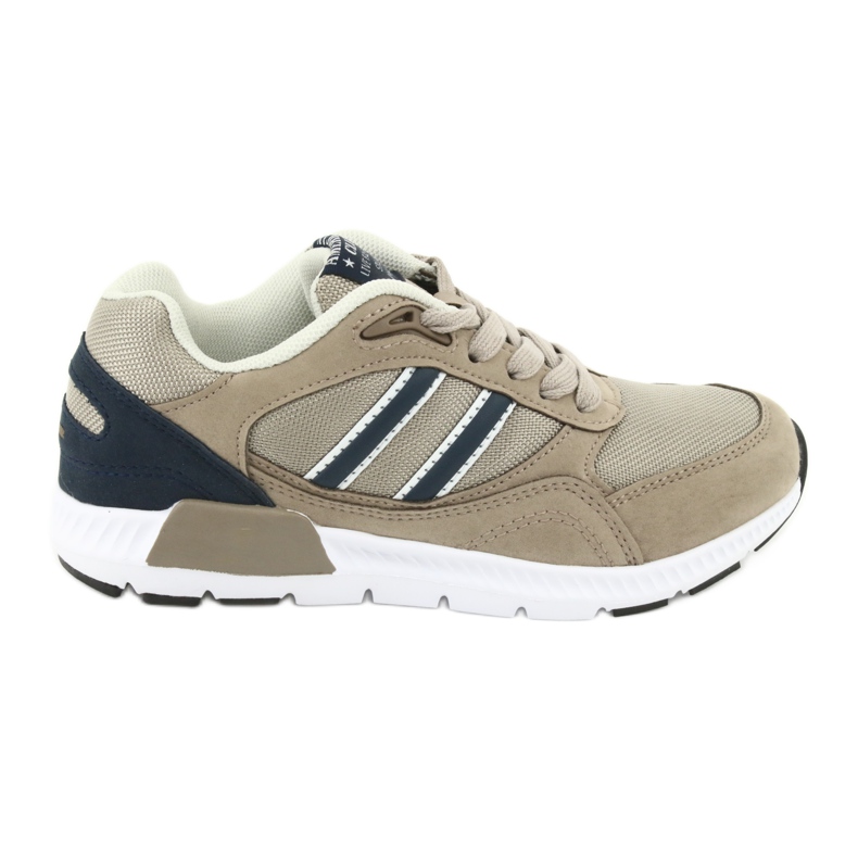 Scarpe sportive beige per bambini American Club BS10