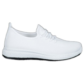 SHELOVET Scarpe comode sulla piattaforma bianco