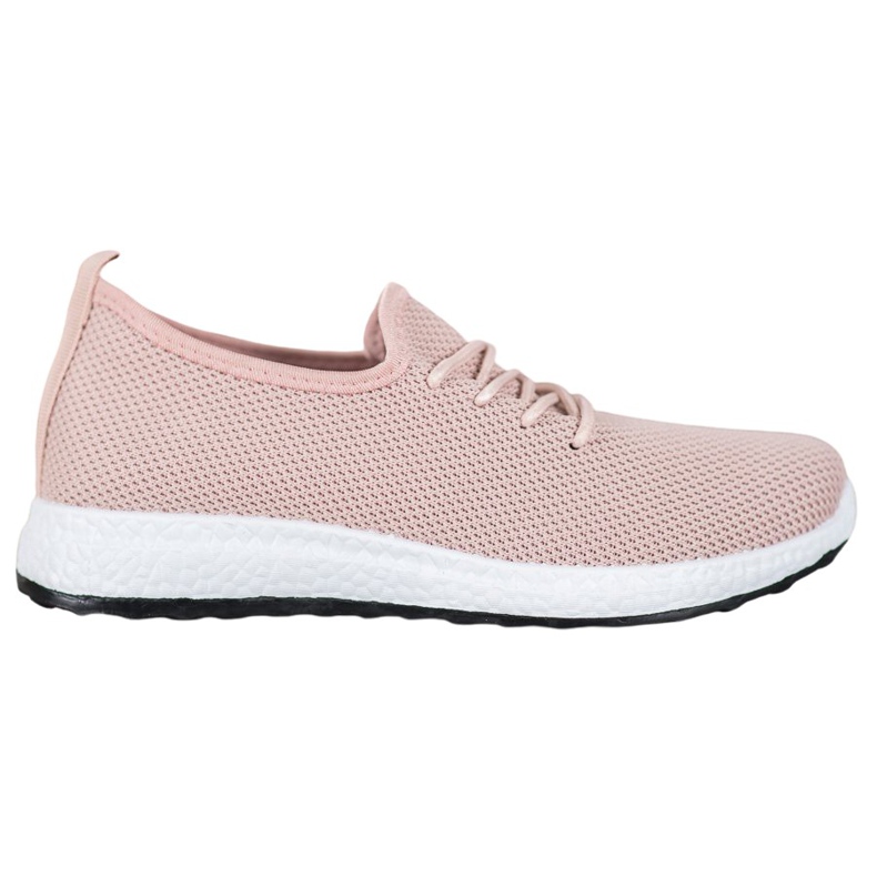 SHELOVET Scarpe comode sulla piattaforma rosa