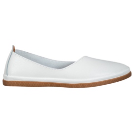 Scarpe VINCEZA Slip On in pelle bianca
