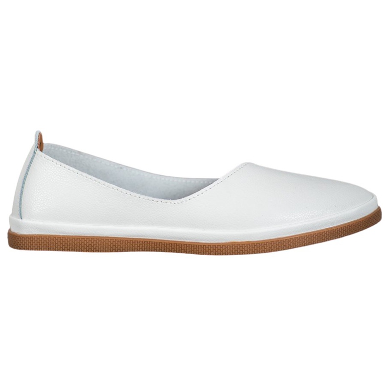 Scarpe VINCEZA Slip On in pelle bianca