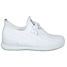 SHELOVET Scarpe bianche traforate bianco