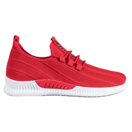 SHELOVET Scarpe rosse traforate rosso