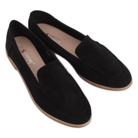 Nero Mocassini neri da donna T359P Black