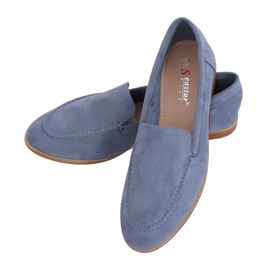 Blu Mocassini da donna T359P Blu