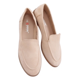 Mocassini donna beige T359P Beige