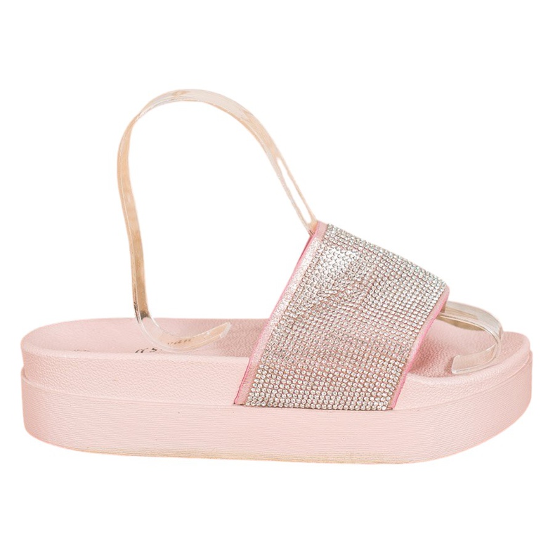 SHELOVET Pantofole Sulla Piattaforma rosa