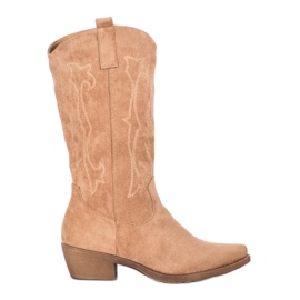 Seastar Cowgirl alte con un motivo marrone