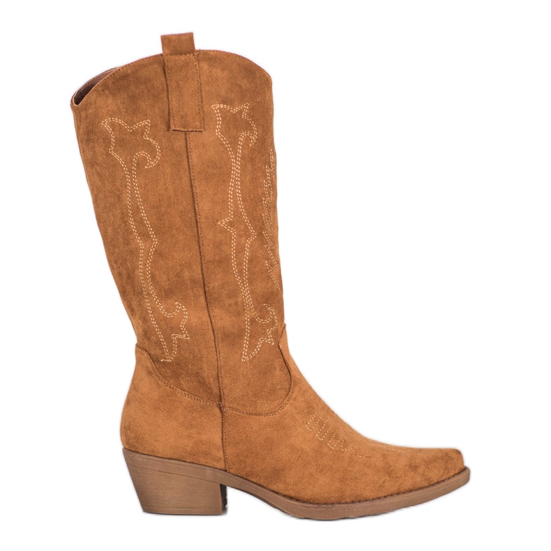 Seastar Cowgirl alte con un motivo marrone