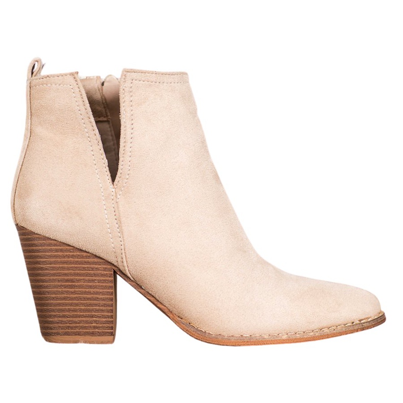 Seastar Stivaletti in pelle scamosciata su un bar beige