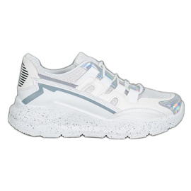 Seastar Sneakers Con Glitter bianco