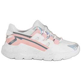 Seastar Sneakers Con Glitter bianca multicolore