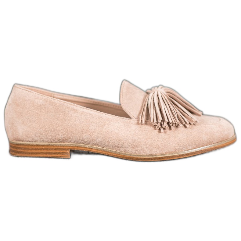 Seastar Calzature in pelle scamosciata con frange marrone
