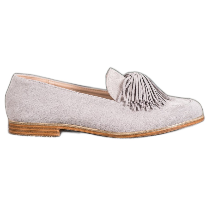 Seastar Calzature in pelle scamosciata con frange grigio