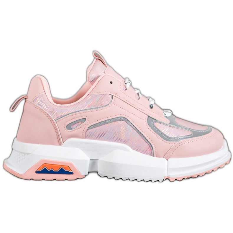 SHELOVET Sneakers sportive sulla piattaforma rosa