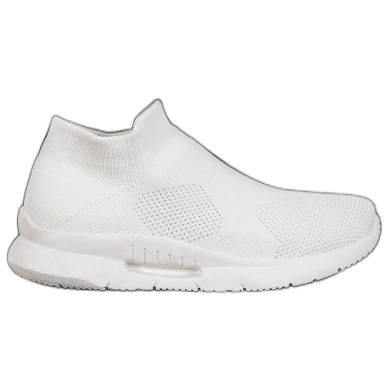 SHELOVET Scarpe slip-on in tessuto bianca