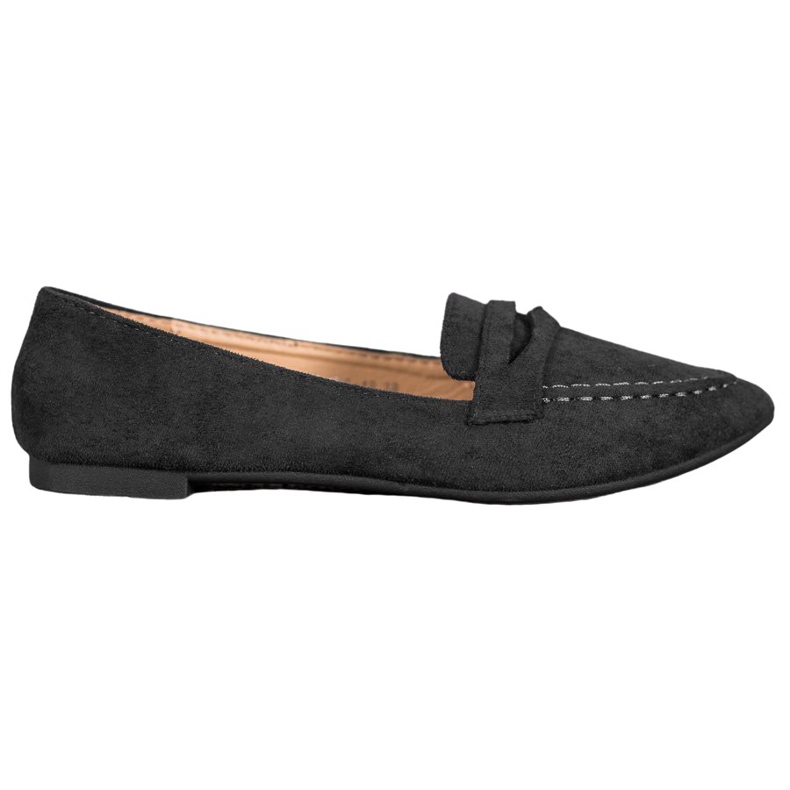 Best Shoes Mocassini Scamosciati In Spitz nero