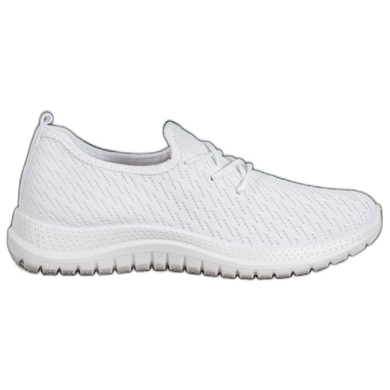 SHELOVET Scarpe sportive traforate bianche bianca