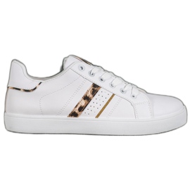SHELOVET Comode scarpe sportive bianche bianco