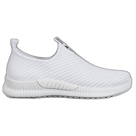SHELOVET Scarpe sportive slip-on bianco