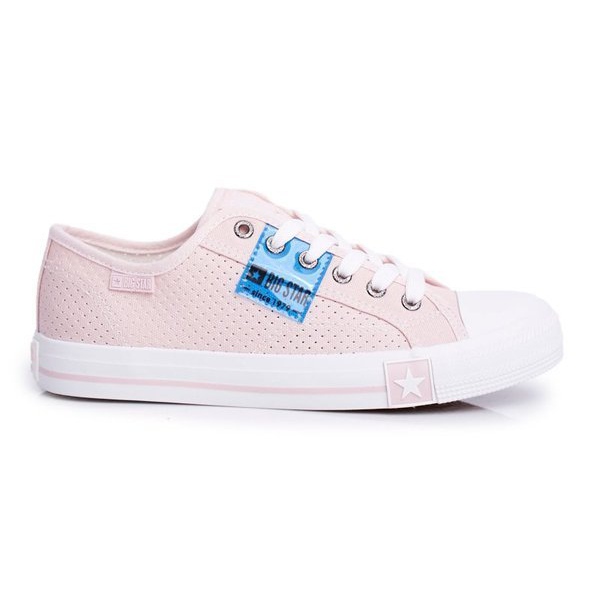 Sneakers rosa traforate da donna Big StarFF274033