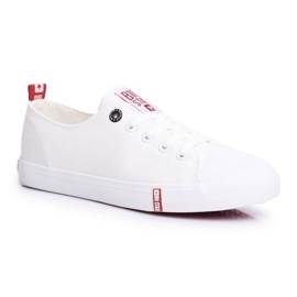 Scarpe da donna bianche sneakers Big Star FF274087 bianco