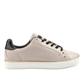 Sneakers da donna eleganti rosa 6173-Y