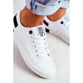 Sneakers da donna Big Star bianche FF274175 bianco nero