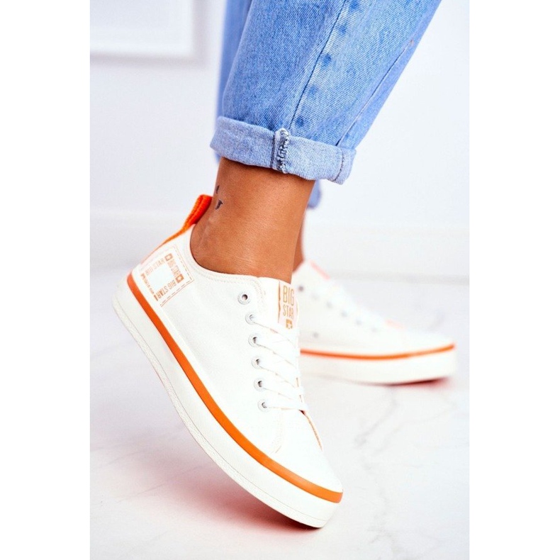 Sneakers da donna Big Star bianche FF274A065 bianca