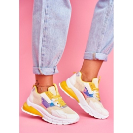 SEA Scarpe sportive gialle LA82 multicolore giallo
