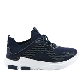 Scarpe sportive da uomo blu navy LF21-2