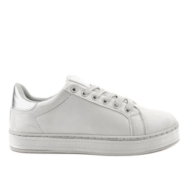 Sneakers classiche da donna grigie R-307 grigio