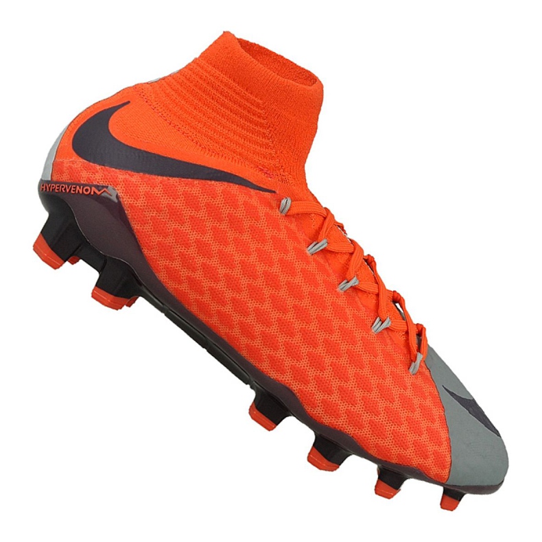 Nike Donne Hypervenom Phatal 3 Df Fg W 881546-058 scarpe multicolore arancia