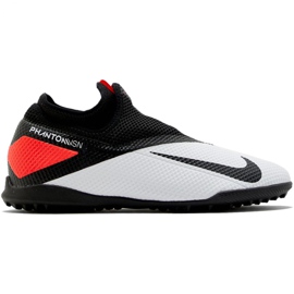 Nike Phantom Vsn 2 Academy Df Tf M CD4172-106 scarpe da calcio bianco bianco