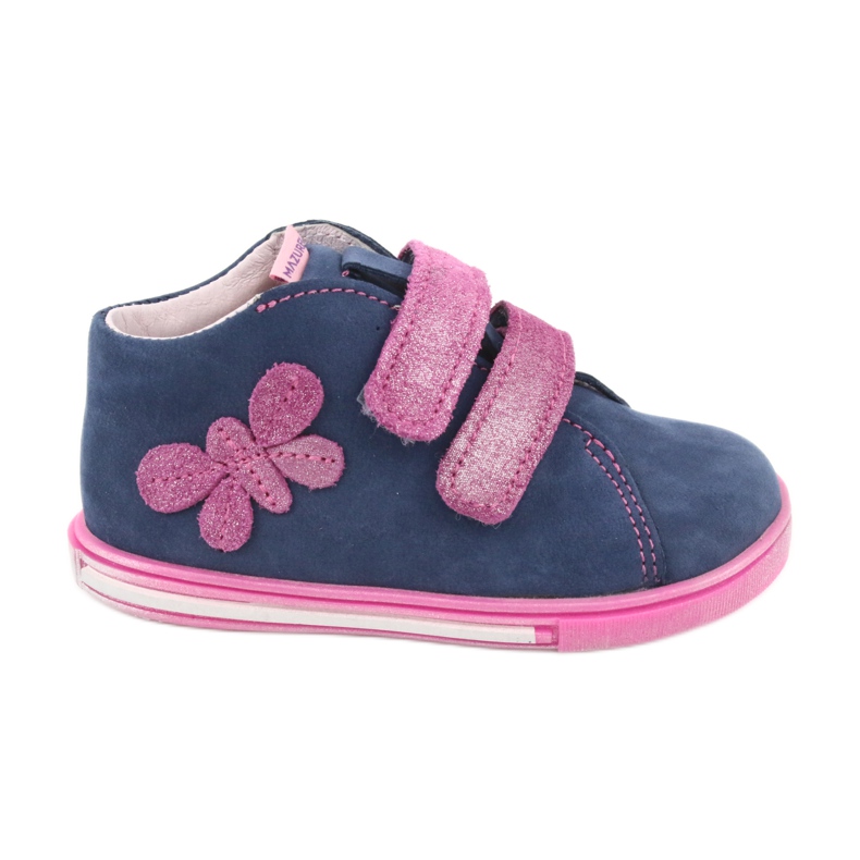 MAZUREK 264 MOTORE -NAVY/Stivali a farfalla rosa blu