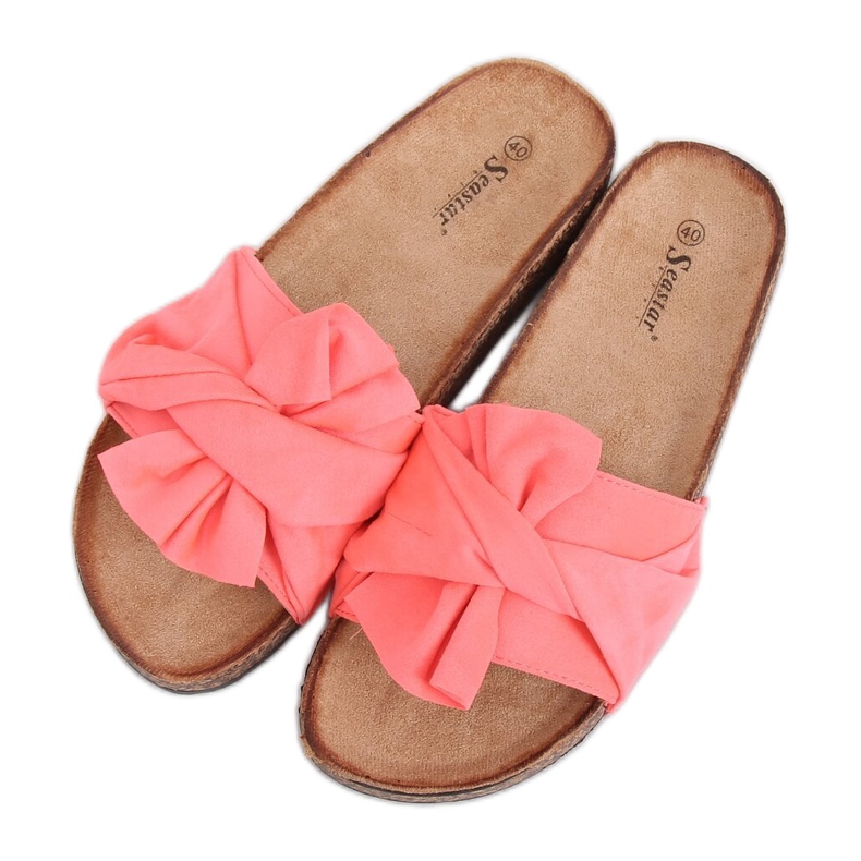 Ciabatte in sughero rosa CK115P Coral