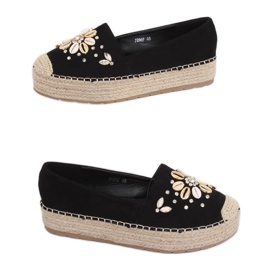 Espadrillas nere da donna JH96P Black nero