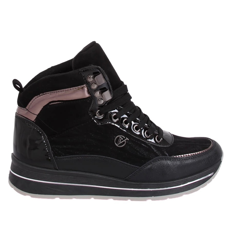 Scarpe sportive alte nere JM6825R Negro nero