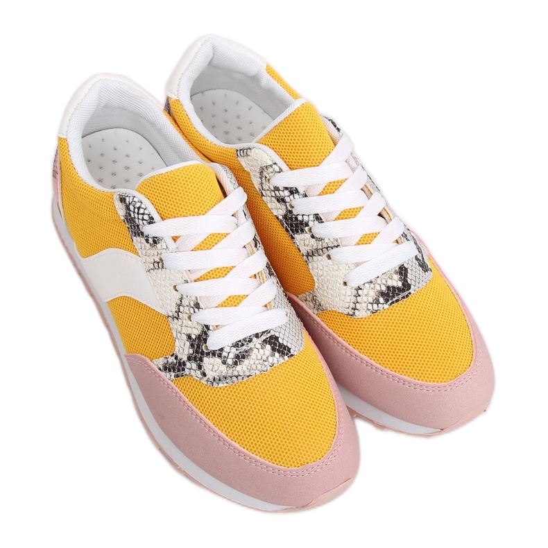 Scarpe sportive da donna BL203 Giallo multicolore