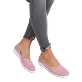 Ballerine in rete rosa IC03 Old Pink