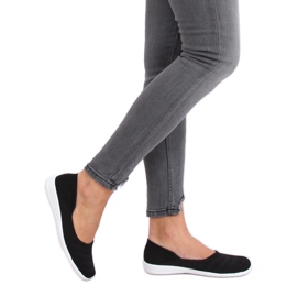 IC03 Ballerine in rete nera nero