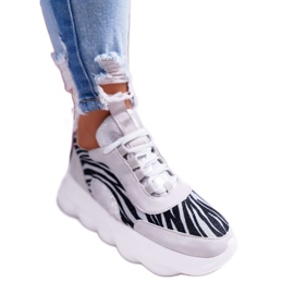 Scarpe Sportive da Donna Lu Boo Suola Spessa Grigie Taste It! grigio