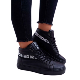Sneakers alte da donna nere Big StarEE274355 nero