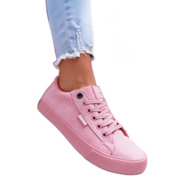 Big Star BigStarEE274047 sneakers da donna in camoscio rosa