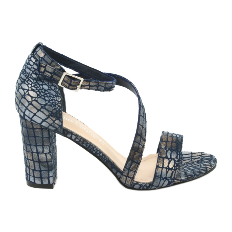 Sandali gladiatore Sergio Leone SK870 blu navy