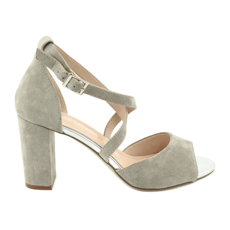 Sandali gladiatore grigi Sergio Leone SK865 grigio