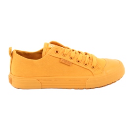 Sneakers gialle Big Star FF274A086 allacciate giallo