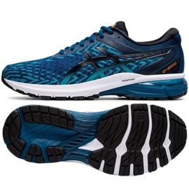 Asics Gt 2000 8 Knit M 1011A729-401 scarpe da corsa blu