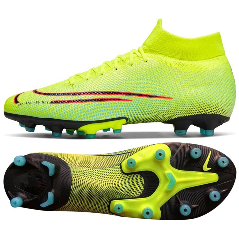 Nike Mercurial Superfly 7 Pro Mds Ag Pro M BQ5482-703 scarpe da calcio multicolore giallo
