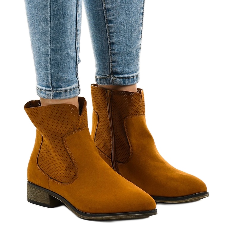 Stivali da cowboy marroni 22M marrone